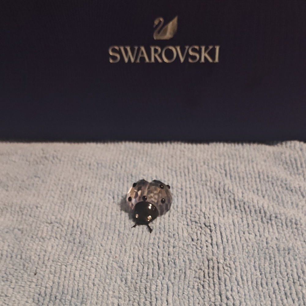 Swarovski Crystal Ladybug Figure From 1995 Retired